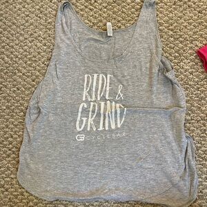 Cyclebar Ride & Grind tank- Bella Brand